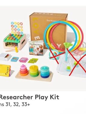 Lovevery The Researcher Play Kit STEM Wooden Toys Toddler Educational Learning
